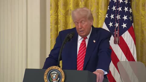 Trump and first lady at the celebration of military mothers