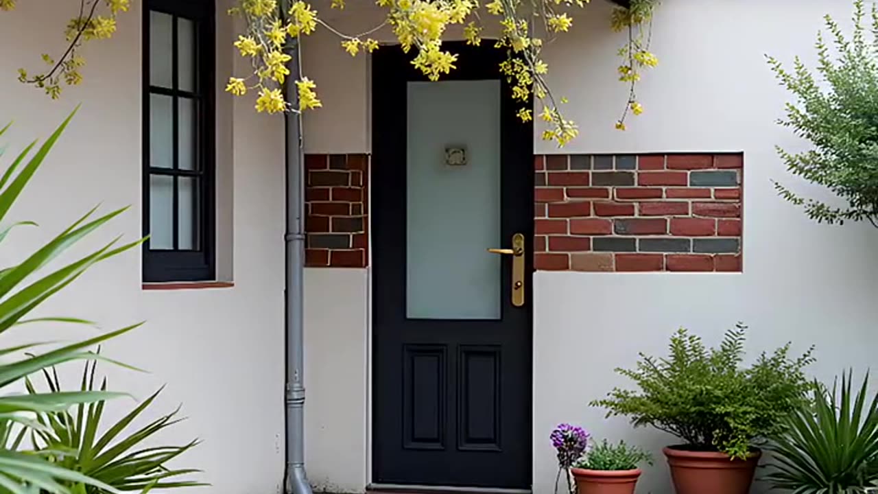 Hidden Garden Doorway | Tranquil Aesthetic Vibes