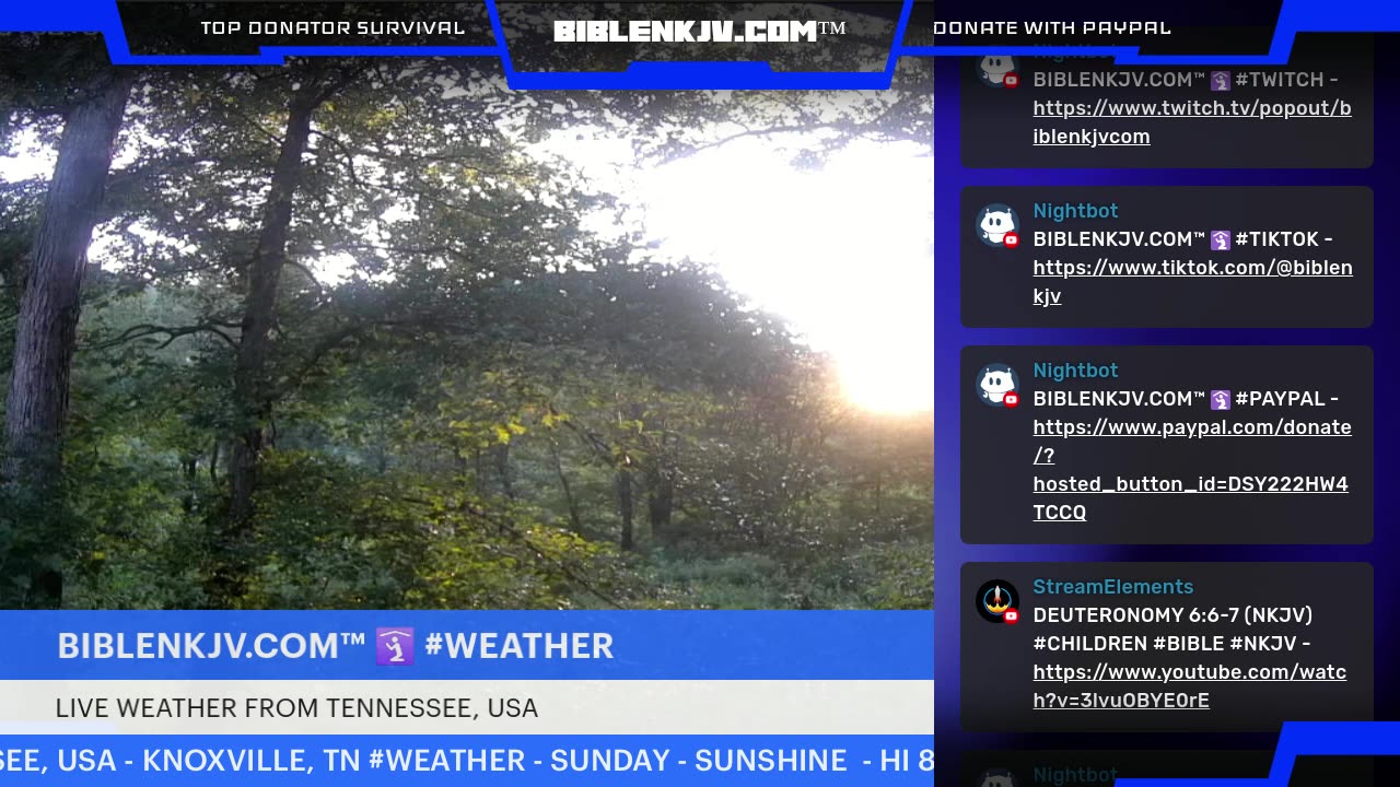BIBLENKJV.COM™ 🛐 08/10/2025 #LIVE #WEATHER #KNOXVILLE