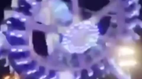 A ride in an amusement park in Saudi Arabia snapped mid-air