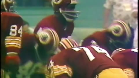 1977 ATLANTA FALCONS AT WASHINGTON REDSKINS