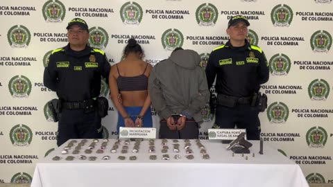 “Bart” y “Lisa”: hermanos armados y con marihuana en Floridablanca