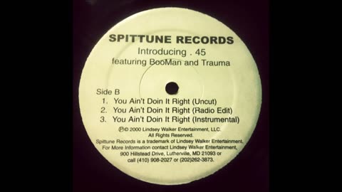45 Feat BooMan & Trauma - You Ain't Doin It Right HD
