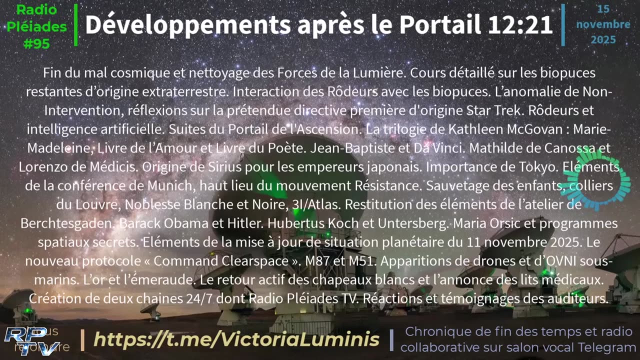 Radio Pléiades sur Rumble