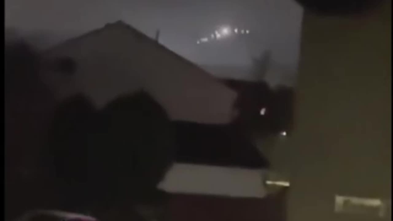 Triangular UFO in Scotland on camera