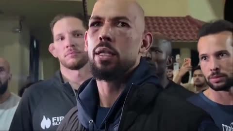 Andrew Tate addresses the people After The Fight.