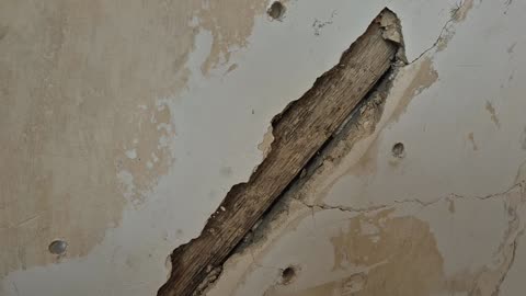 Plaster blown