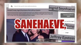 Fact Check: Photo Does NOT Show Pam Bondi With Donald Trump And Jeffrey Epstein -- Belgian Model