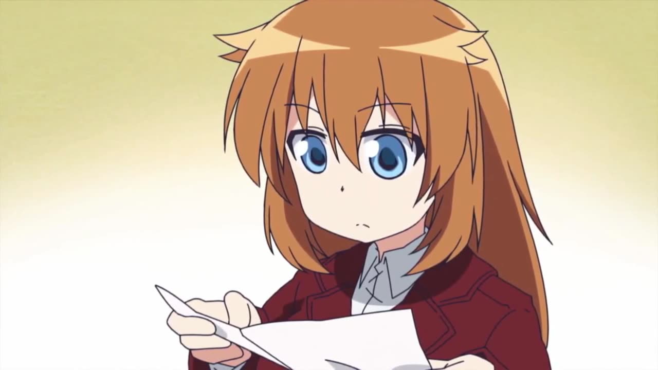 Strike Witches: 501st Joint Fighter Wing Take Off! - Yoshika writing a letter