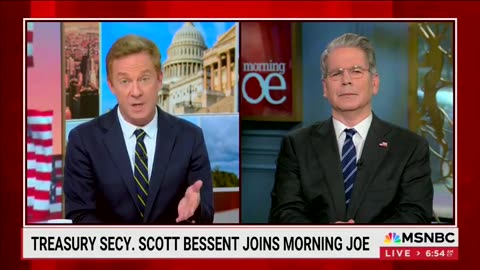 Scott Bessent Swats Down MSNBC Host's Gotcha Questions On Fed Chair
