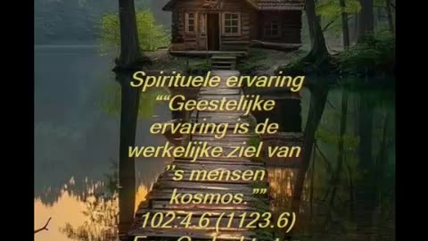Spirituele Ervaring
