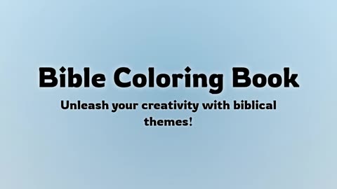 Bible Coloring Book E-books