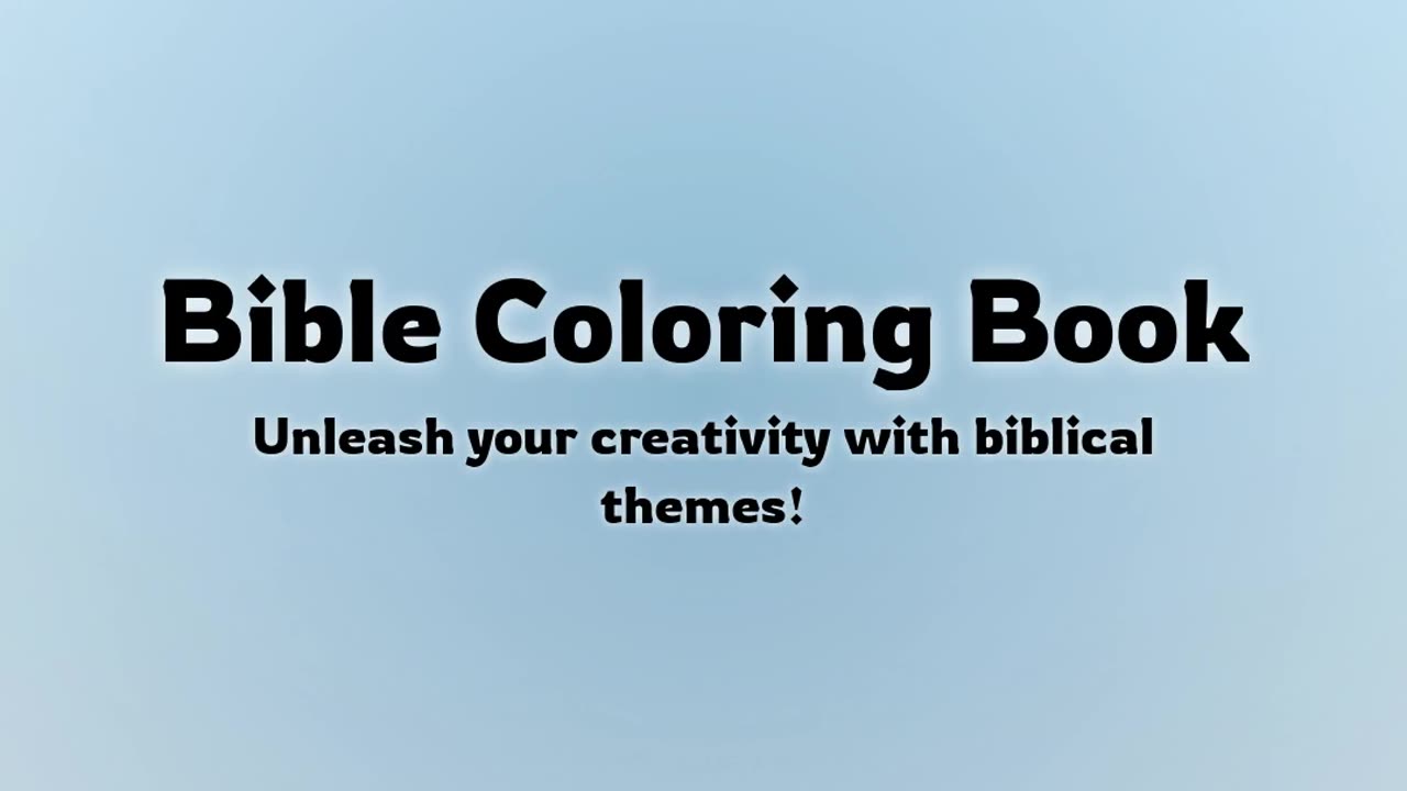 Bible Coloring Book E-books