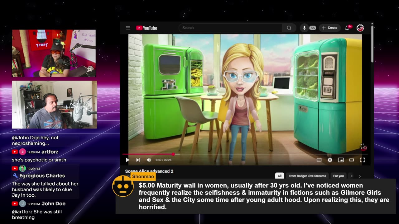 Women want men, women most affected | Maintaining Frame 165