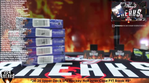 *24-25 Upper Deck SPx Hockey Half Inner Case PYT Break #8* [May 4, 2025]