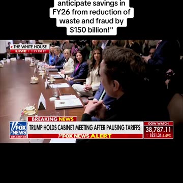 Elon Musk: "I'm excited to announce that we anticipate savings in FY26 from reduction of waste and fraud by $150 billion."