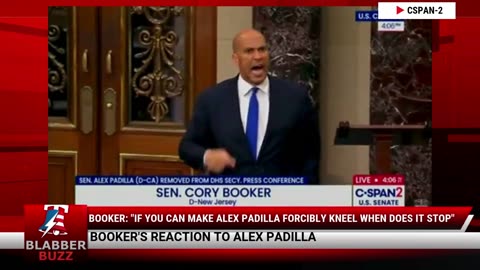 Booker: "If You Can Make Alex Padilla Forcibly Kneel When Does It Stop"