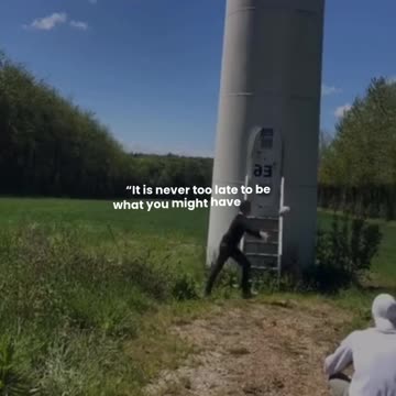 It is never too late to be what you might have been.