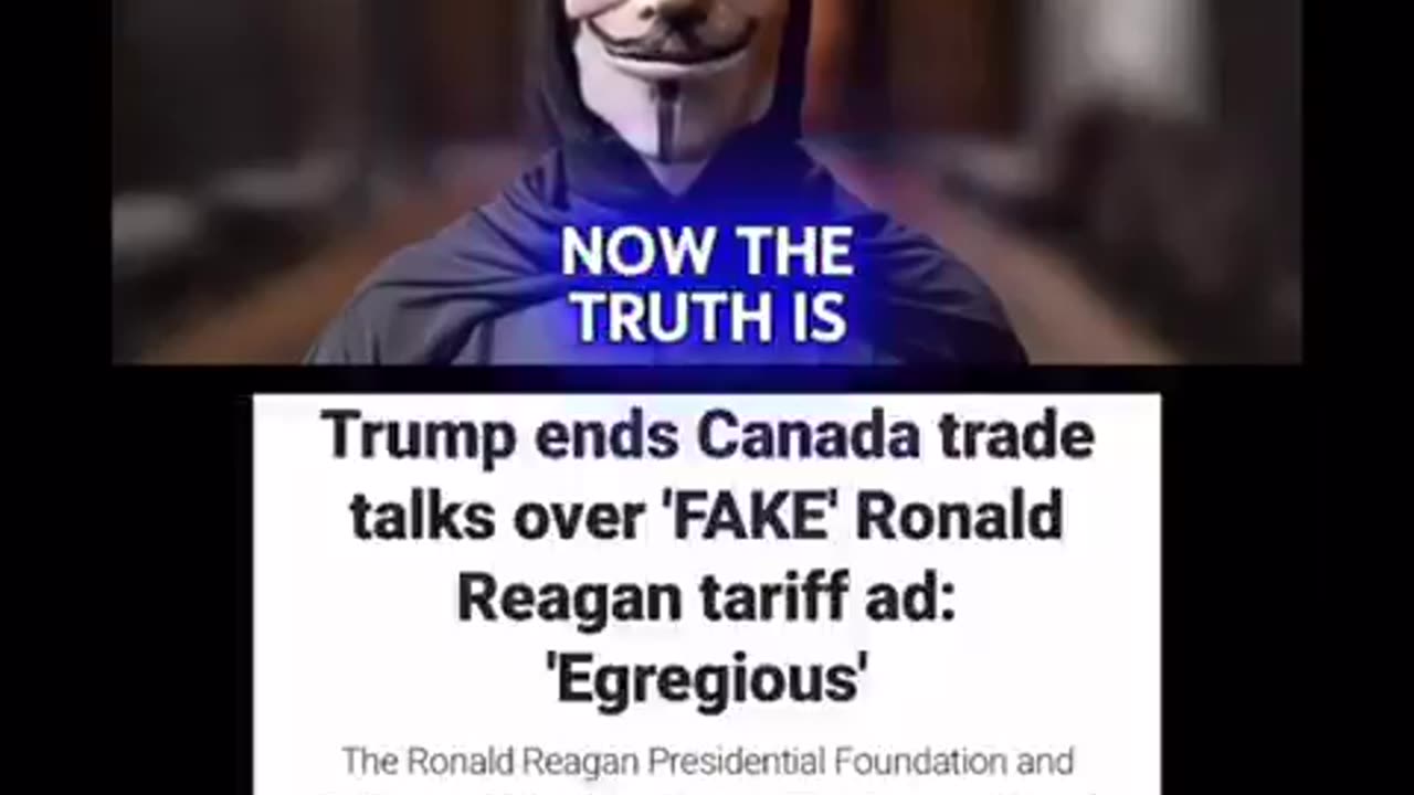 Canada’s Propaganda Scandal: Twisting Reagan to Attack Trump