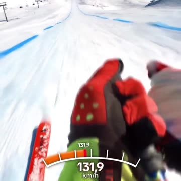 Speed skiing is one of the most dangerous sports in the world.