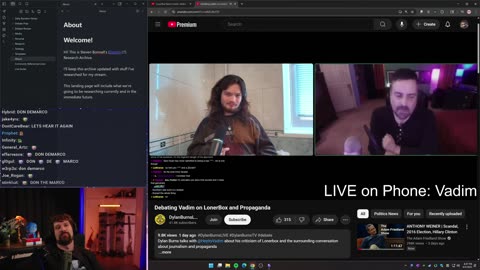[Mirror] Destiny YouTube Stream