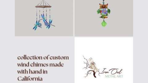 Eco-Friendly Wind Chimes & Custom Metal Wall Art for Every Home
