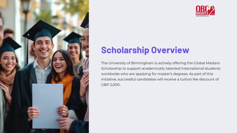 Way to apply for The University of Birmingham Scholarship