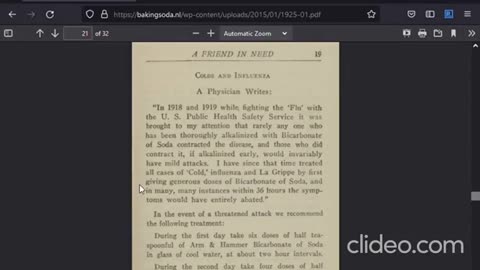 Arm and Hammer Baking Soda： A Proven Medicinal Agent (1925) plz read below the video