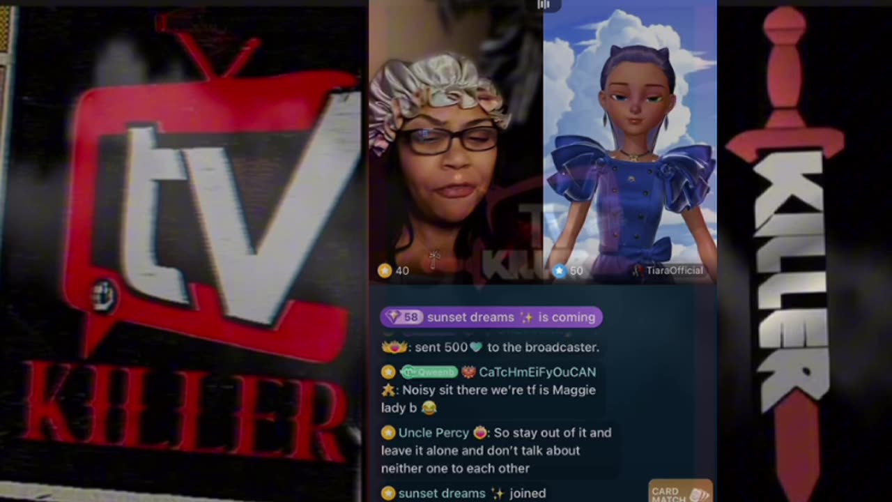 TIARA READS MESSY CALLER WHILE LADY BEE READS TAMMY PEAY PK SHIT