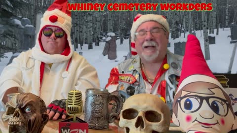 Cemetery Cinema Presents WHINEY CEMETERY WORKERS FROM DON'T OPEN TILL XMAS!