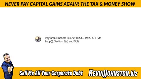 NEVER PAY CAPITAL GAINS IN CANADA AGAIN! The Tax & Money Show EPISODE 69 with Kevin J. Johnston