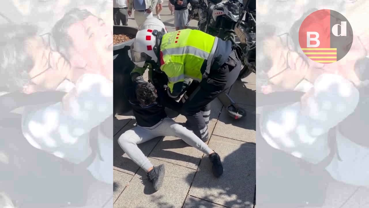 Un fotógrafo retiene a un ladrón que le había robado la cámara