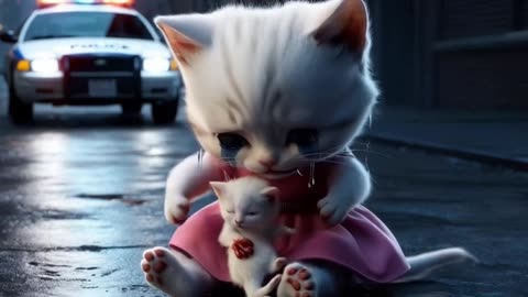 Cat Sad Story 😿 _cat _ai _sad _shorts(1080P_HD)