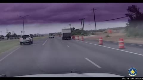 TxDPS - South Texas Region - 🚨 Pursues Human Smuggler in High-Speed Chase; Numerous Illegals Bail from Vehicle,