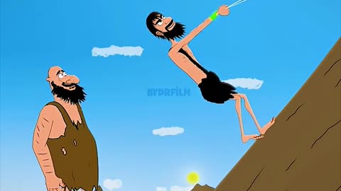 Caveman Vs Dinosaur #funny #comedy #cartoon #trending #viral #viralshorts