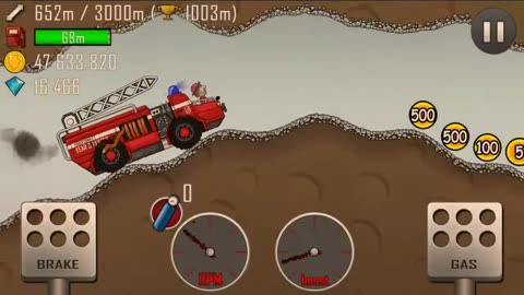 Hill Climb Racing, Onewheeler, Beach, 2940m