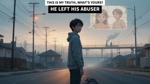 HE LEFT HIS ABUSER