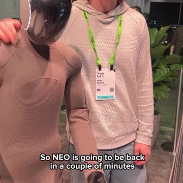 Robots ar Nvidia conference