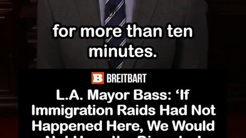 LA Mayor Karen Bass Blames ICE for Violence