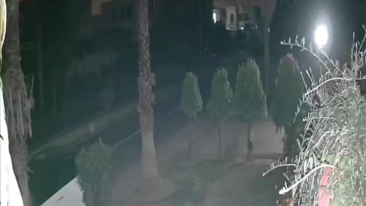 Explosion spotted as drone crashes into fields in Gujranwala, Pakistan; no casualties reported.