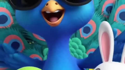 Canção da Amizade com Animais Divertidos 🐢🐇🦚🐯 | Música Animada AI para Crianças e Adolescentes