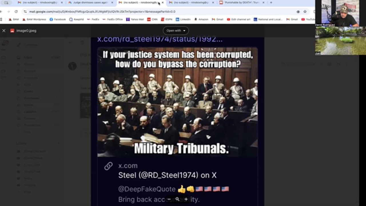 Juan O'Savin "Justice System Corruption & Events Leading To Military Tribunals..." 11/25/25