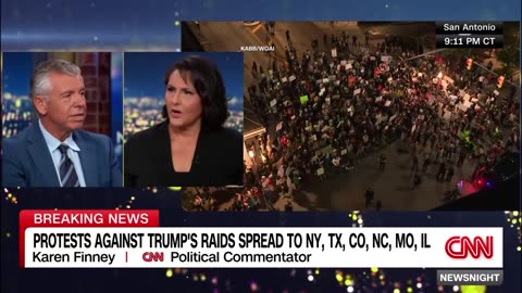 People are protesting against ICE raids across the US