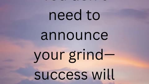 Don’t Announce Moves — Announce Results 💯