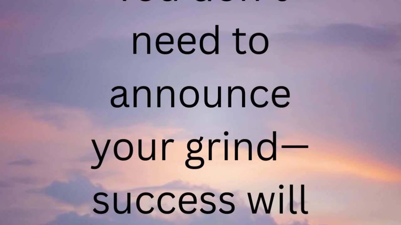 Don’t Announce Moves — Announce Results 💯