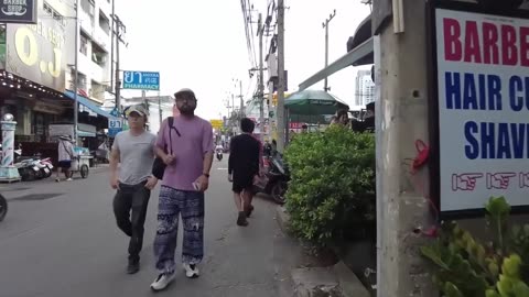Thailand street travel video. #1
