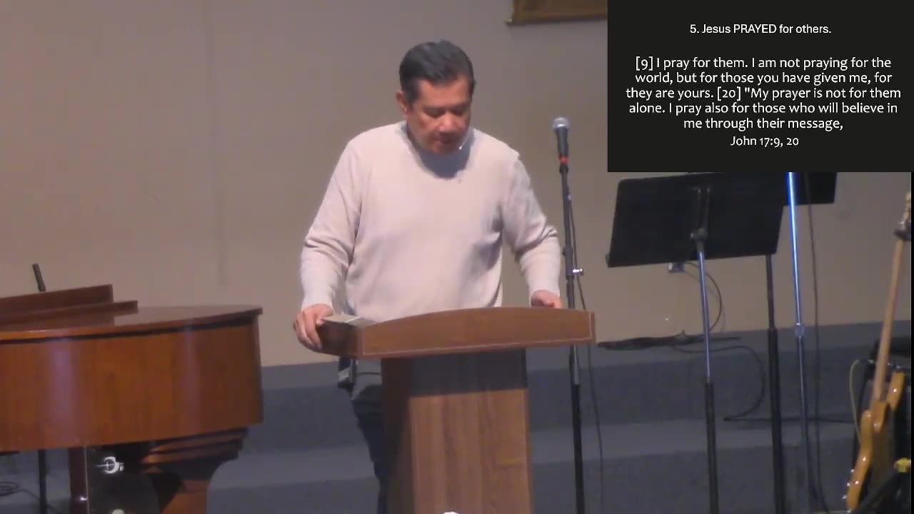 ACF Today's message: "Pray Like the Master" Luke 11:1-4 WITH Pastor Jonathan Dignadice 3-30-2025