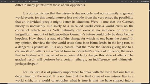 Adolf Hitler Speech 1/27/1932 | Dusseldorf 1 of 2 ENG