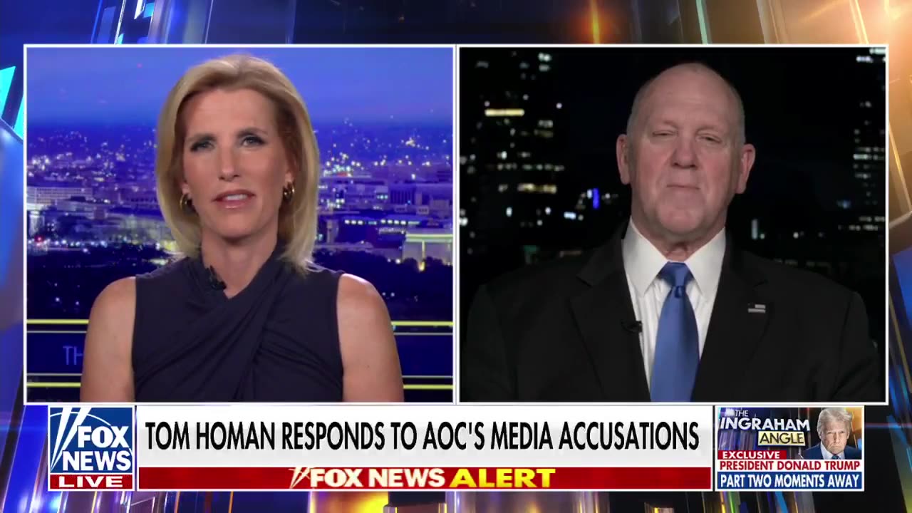 Tom Homan: "I take pleasure in the fact that I live in [AOC's] mind rent free."
