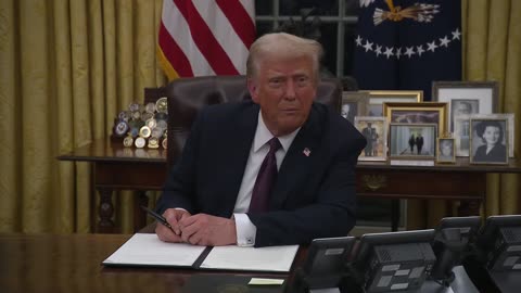President Donald J. Trump Signs Executive Orders on Day One of Administration